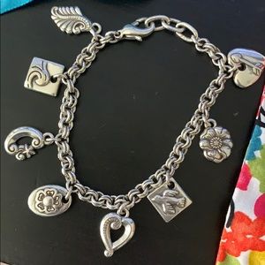 Brighton Silver Charm Bracelet